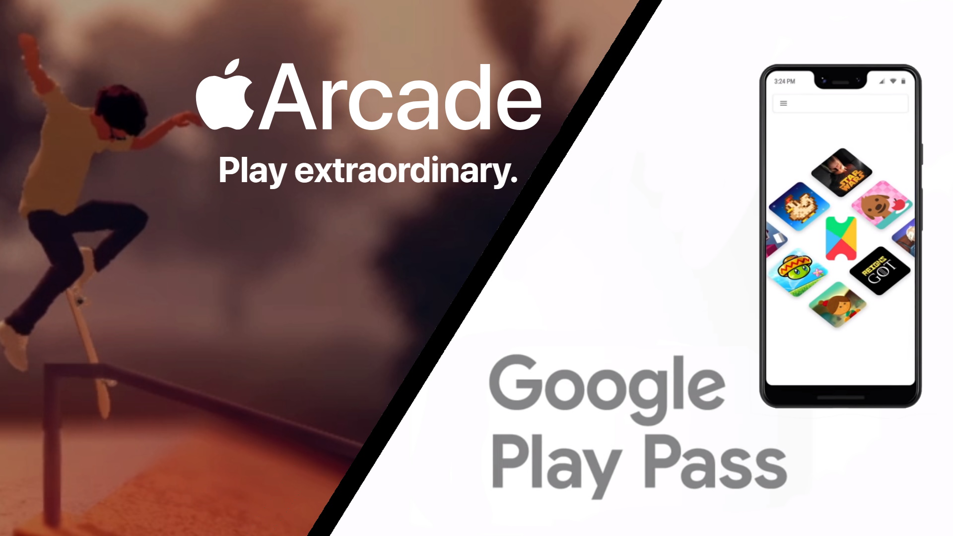 Google Play Pass ou Apple Arcade