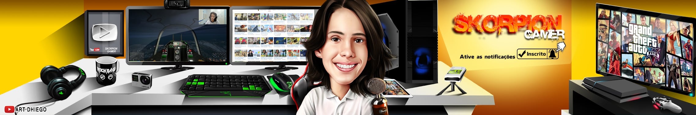 Youtuber brasileiro - Skorpion Gamer