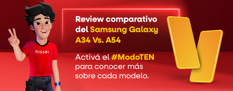 Review comparativo Samsung Galaxy A34 vs A54 #ModoTEN