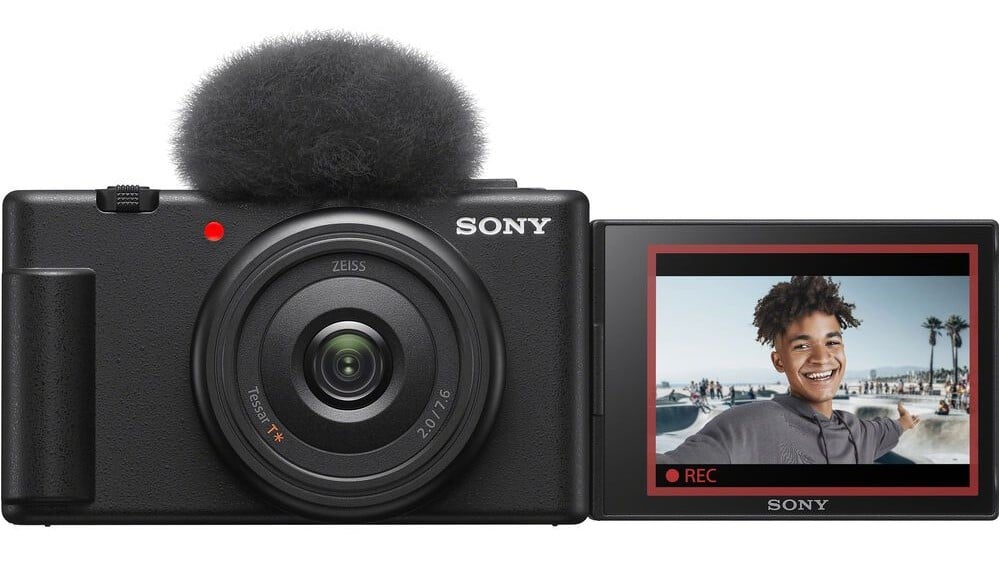 camera sony vlogging zv-1f-tela-tactil