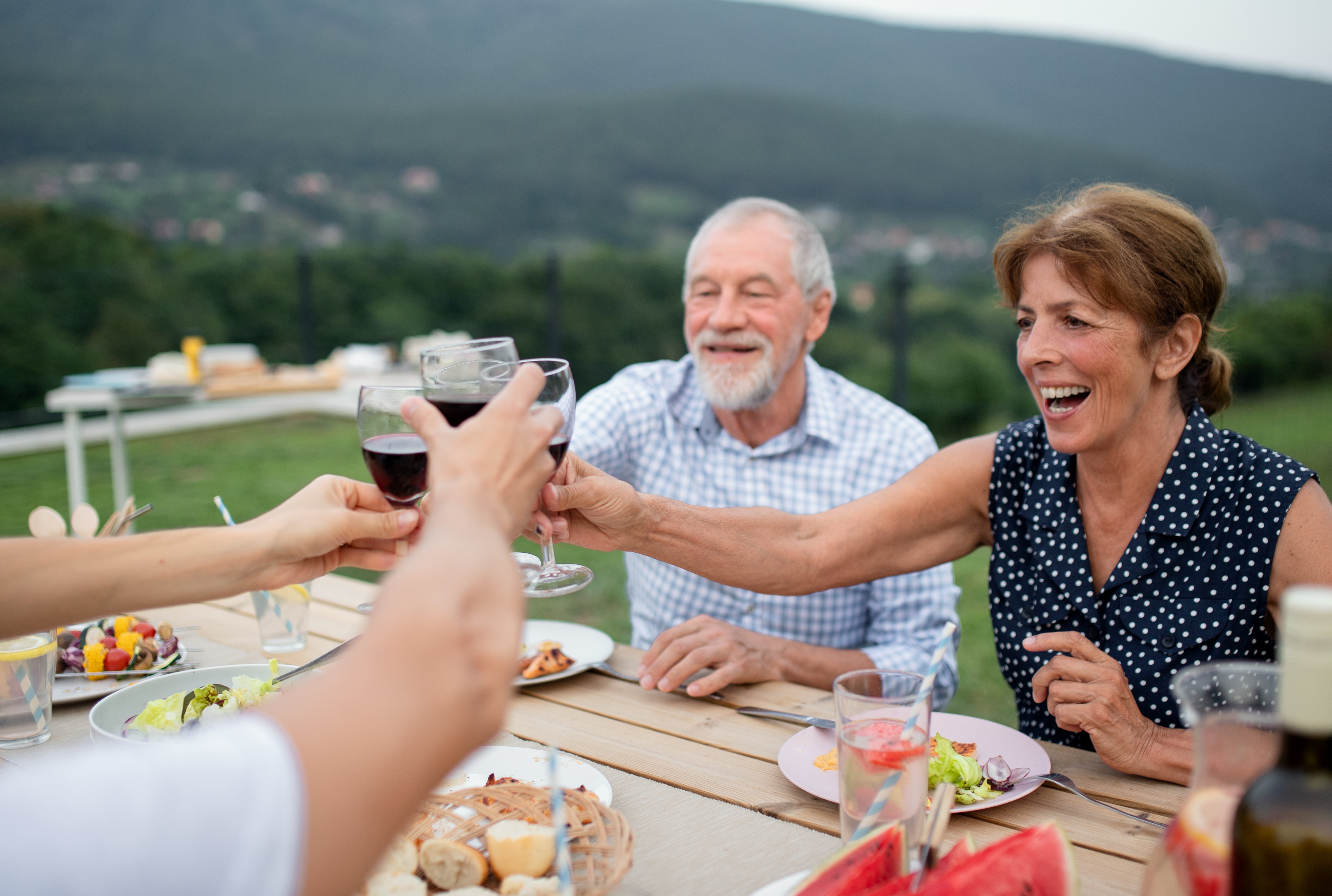 portrait-of-people-with-wine-outdoors-on-family-ga-5UKKH2P