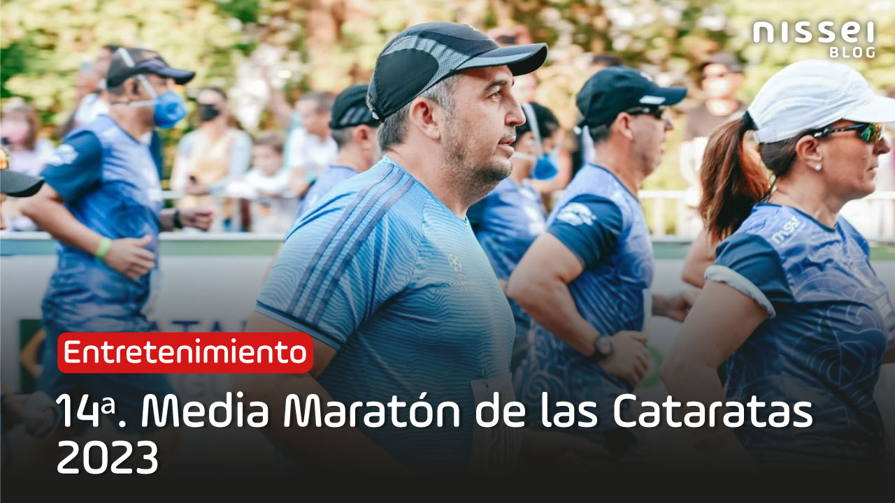 Nissei marca presencia en 14a. Media Maratón de las Cataratas 2023