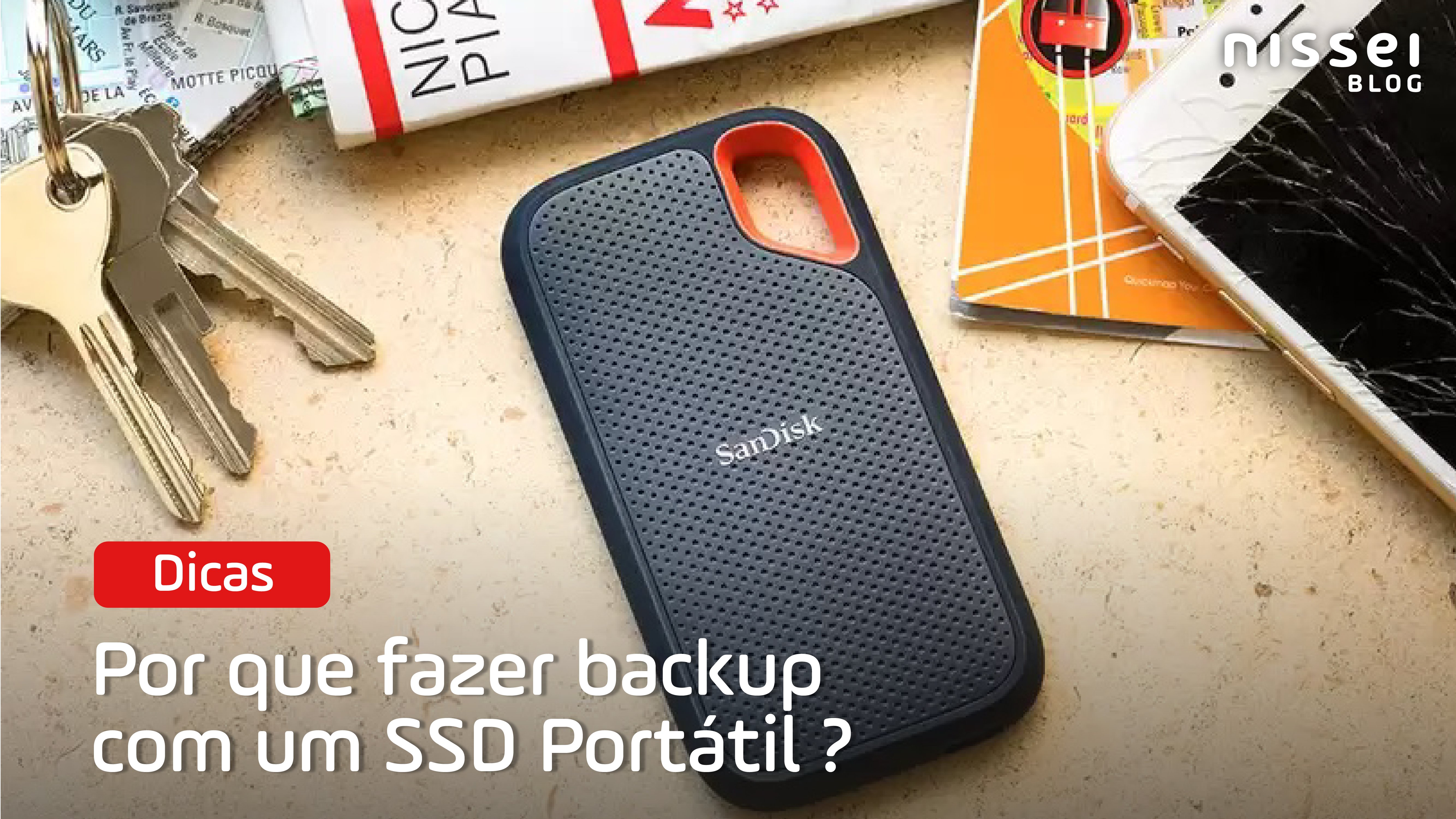Por que Fazer Backup com um SSD Portátil?