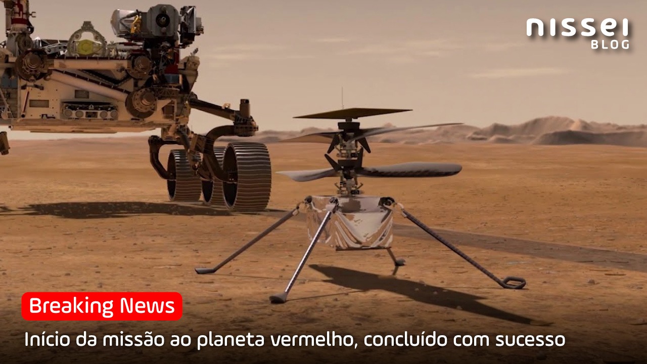Pela primeira vez na história, a NASA voa um drone sobre «Marte»