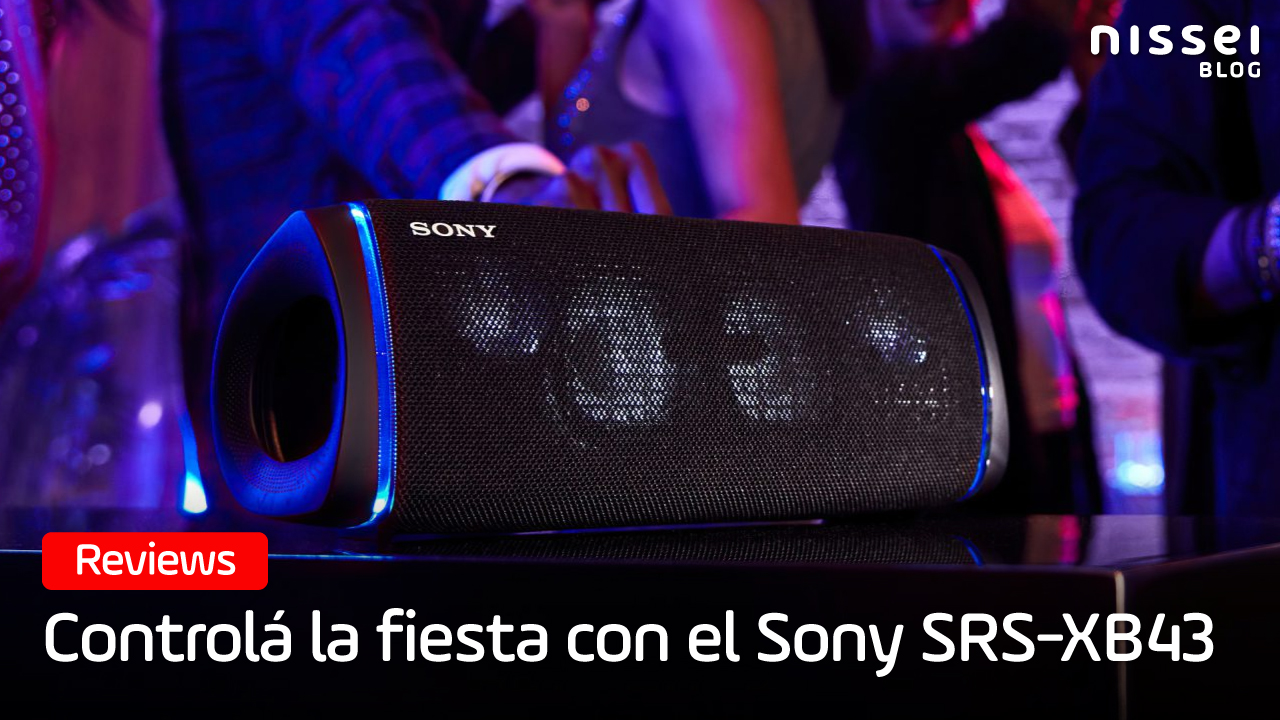 Razones para elegir al potente Speaker SRS-XB43 de Sony