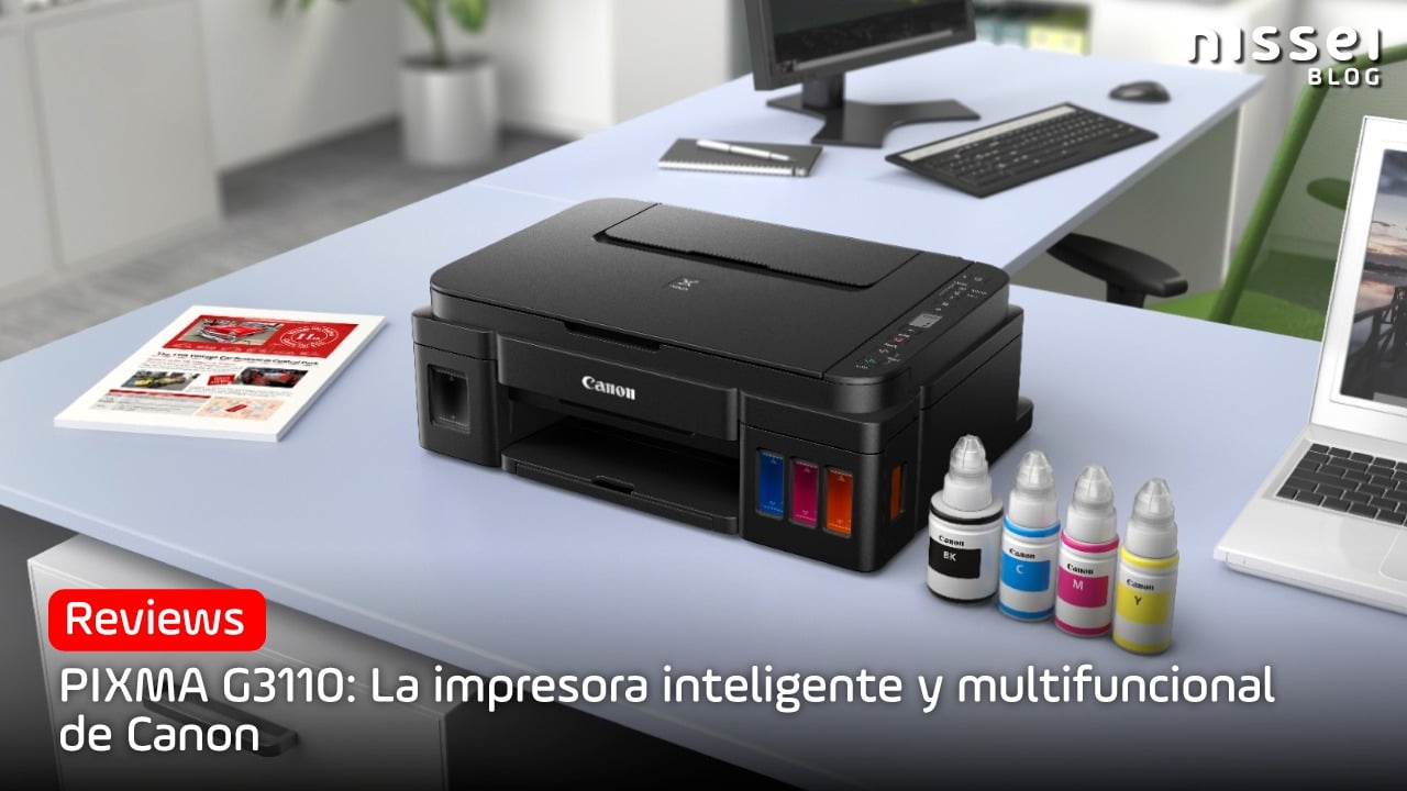 A impressora multifuncional inteligente da Canon: Pixma G3110