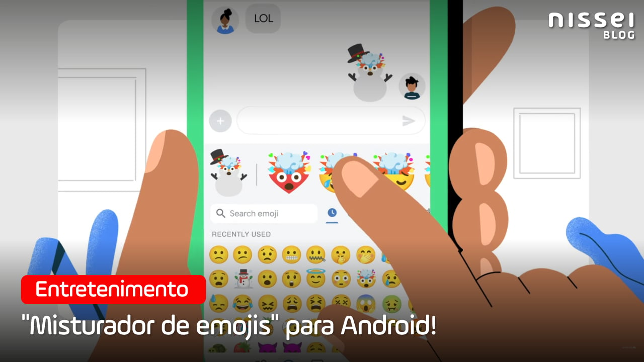 Android permite combinar emojis! Já provou?