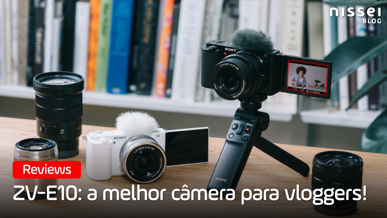 A câmera Sony para vlogs com lentes intercambiáveis!